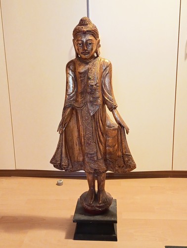 Burmesischer buddha figur - burmesischer,