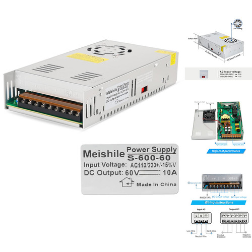 60v 10a netzteil 600w - dc,
