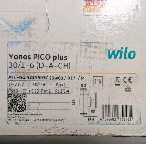 Wilo yonos pico plus - yonos, 1