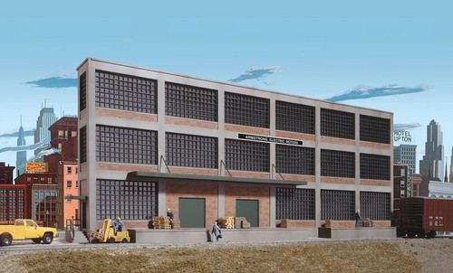 Spur bausatz lagerhalle - h0,