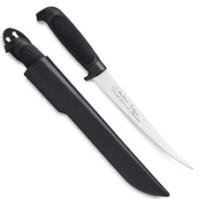 Marttiini Filetiermesser 19 mit Edelstahlklinge, Gummigriff und Plastikscheide