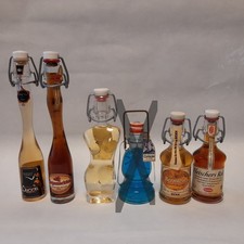 Miniatur Schnapsflaschen Sammlung Set 40  5 Flaschen