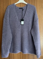 Drykorn LINNA_2, Strickpullover Gr. L Flieder/lila, Alpaka, Wolle, NEU!!