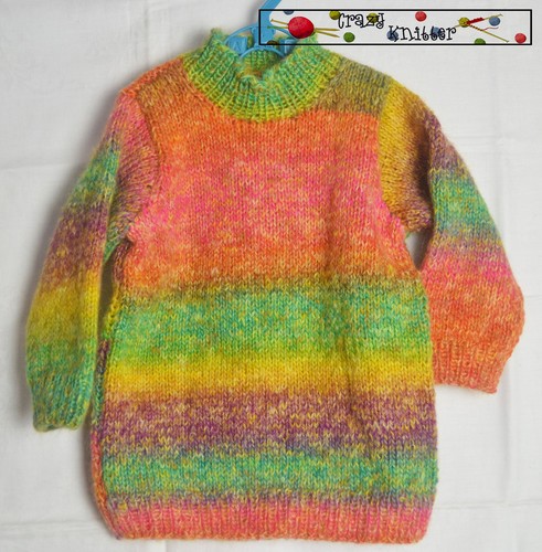 Handgestrickte kinder tunika - kinder,