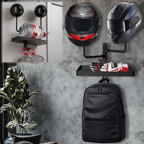 Motorradhelmhalter