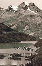 Silvaplana GR Panorama mit Truebsee