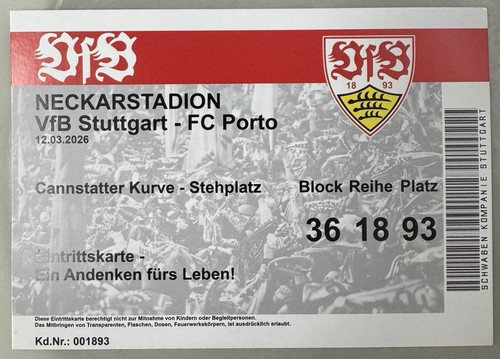 Vfb stuttgart porto - stuttgart, •