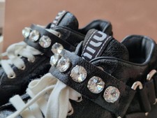 MIU MIU Sneaker aus Leder mit