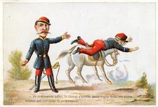 WERBECHROM / ICH BESTELLE STOPP DAS PFERD STOPPT ..../ Rücken leer