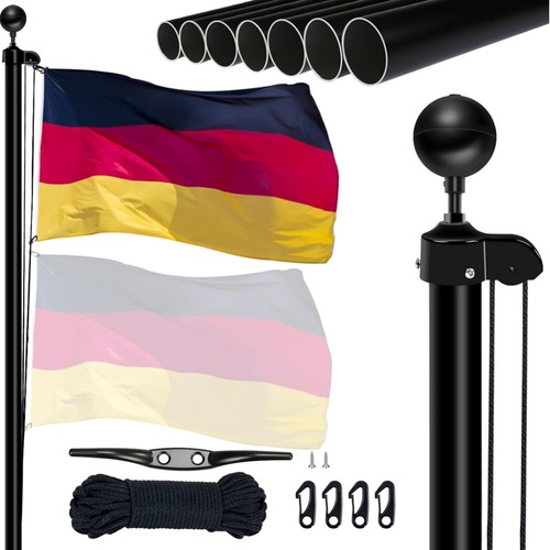 Fahnenmast aluminium - aluminium, 6m