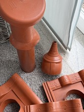 BRAAS *HARZER BIG“ ORG.- ENTLÜFTER GRUNDPLATTE MIT ROHR UND WETTERKAPPE