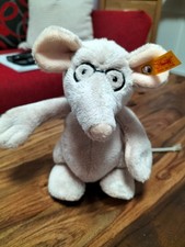 Kuscheltier, Maus, Original von STEIFF, sehr kuschelig, 18 cm hoch, Farbe: Beige