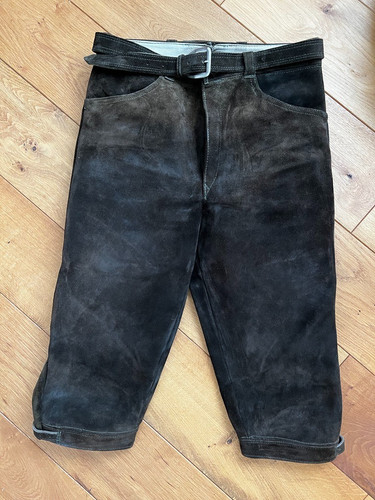 Leder kniebundhose unisex d36 - kniebundhose,