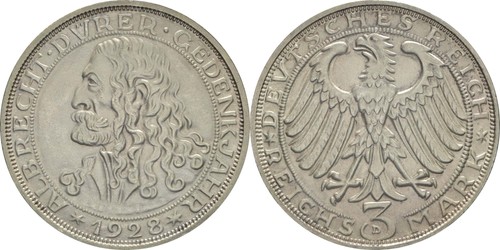 Reichsmark 1928 dürer - ,