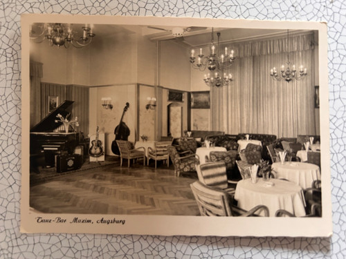Augsburg cafe tanz - ak, tanz-bar