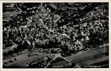 Ak Gnodstadt Marktbreit Unterfranken, Fliegeraufnahme - 11183740