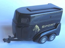 Siku Farmer 2870 Böckmann Pferdeanhänger Anhänger Sport schwarz 1:32 1/32