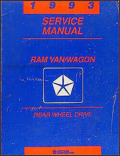 1993 dodge ram van shop - 1993,