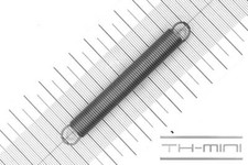 Zug-Feder 1mm Haken Öse
