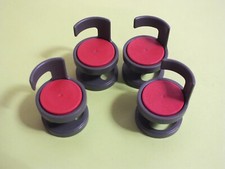 Playmobil 4 Stühle Möbel Einrichtung Küche Esszimmer Puppenhaus