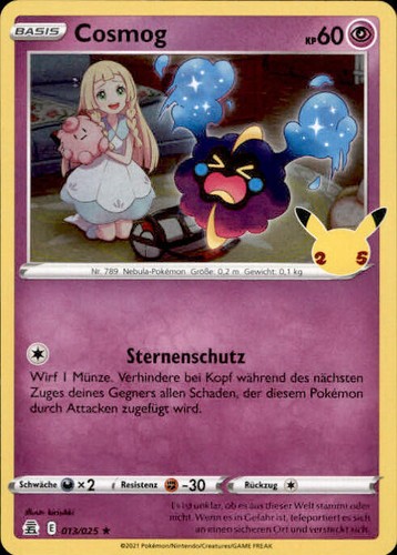 Pokemon celebrations cosmog - pokemon,