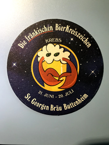 Bierdeckel georgen bräu - bierdeckel, ,