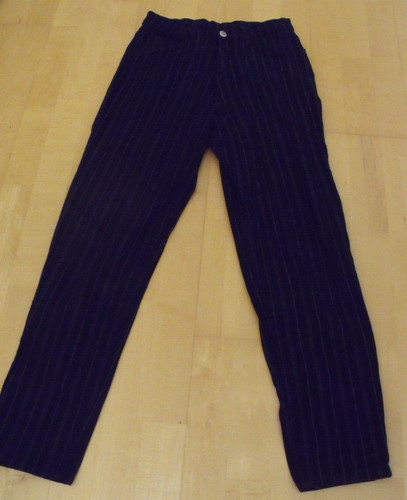 Schwarze jeans nadelstreifen - jeans,