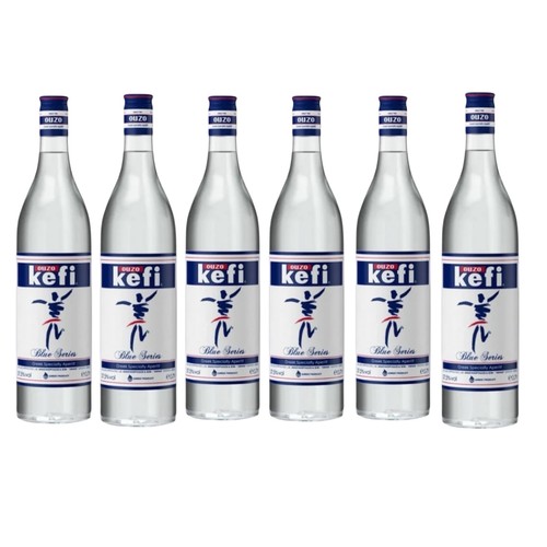 Ouzo kefi blue flaschen - 6, (700