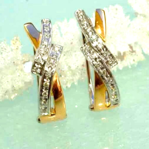 Diamant ohrstecker 750 - diamant,