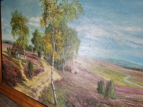 ölgemälde heidelandschaft - Ölgemälde,