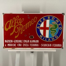 Alfa Romeo Emailschild -
