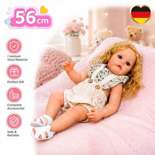 56cm reborn puppe baby - 56cm,