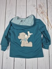 Sweatjacke  Gr. 86 Applikation Stickdatei Teddy NEU Handmade 