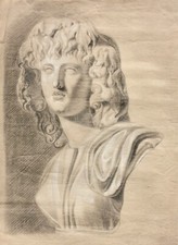 Büste der Muse Melpomene