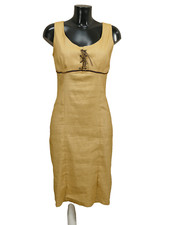 EVA & CLAUDI Damen Kleid Gr S  DE  Braun  ( S 8311 )