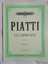 Noten, Violoncello, A. Piatti