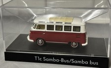 Modellauto Volkswagen Collection VW Samba Bus Bulli T1c Rot Camper - 1:43