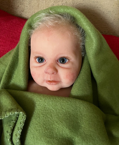 Vollsilikon baby puppe - vollsilikon, till