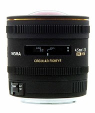 Sigma 4,5 mm / 2,8 EX DC Fisheye HSM Objektiv für Nikon Demo-Ware 