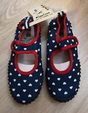 Aquaschuhe Playshoes 11-Marine Badeschuhe Schwimmschuhe  Blau Größe; 32/33