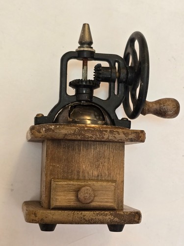 Antike handkaffeemühle holz - antike,