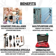 Profi Glasfaser LED Otoskop