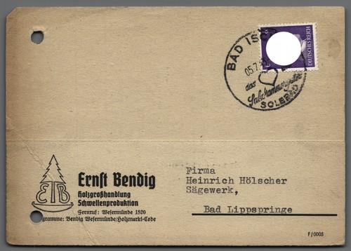 Firmenkarte ernst bendig - firmenkarte,