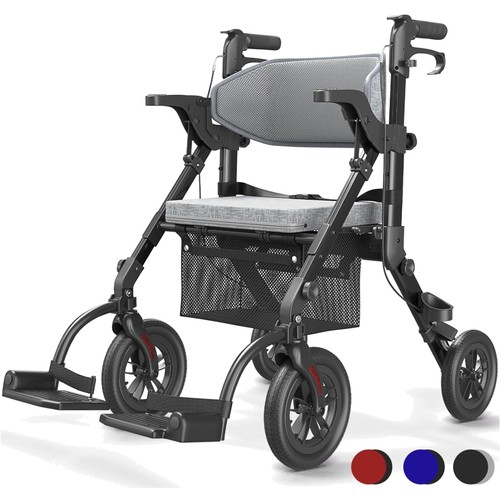 Rollstuhl rollator - 2-in-1,