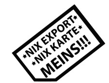 Nix Export Nix Karte Meins