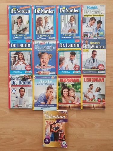 Liebes arztromane - liebes/arztromane, (13hefte)
