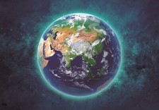 3D Postkarte Erde Tier Motiv Wackel Hologramm Karte Souvenir