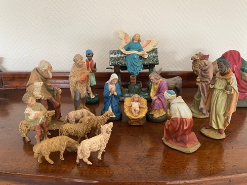 Alte krippenfiguren gips - alte, –