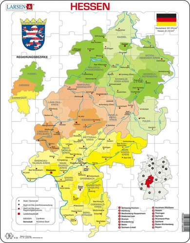Puzzle hessen - -,