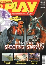 Zeitschrift POWER PLAY 3/1999 116 Seiten Titelthema Shooting-Stars 99 (Shooter)